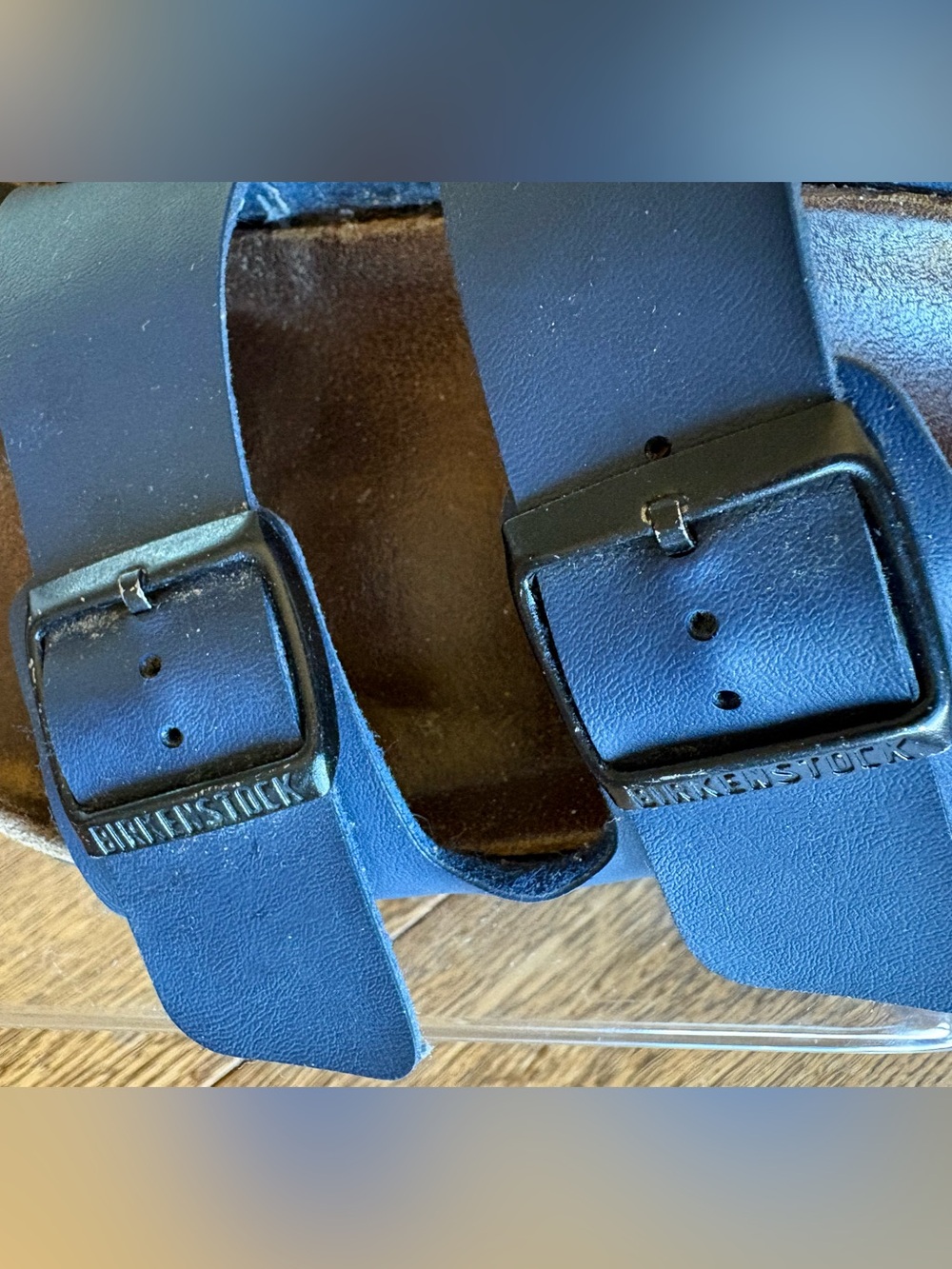 Birkenstock Women’s Blue Arizona Sandals Size 10 US/41 EU - Picture 6 of 11